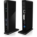 Raidsonic ICY BOX dokstacija IB-DK2241AC, strāvas adapteris AC 120/230 V, 2x USB 3.0, HDMI, DVI-I, Gigabit LAN