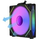 Lian Li Kompiuterio ventiliatorius UNI FAN SL INFINITY 120 G99.12RSLIN1B.00, 120mm, 2100RPM, 63.6CFM, FDB, juodas