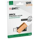 Emtec USB m&auml;lupulk ECMMD128GC352, 128GB, 15Mbps, 5Mbps, plastmass, telliskivi oranž/must