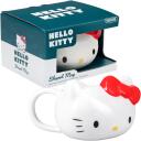 Paladone Hello Kitty krūze PP13154HK, 300ml, balts/rozā, veidota kā Hello Kitty galva ar bantīti