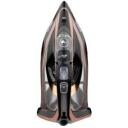 Tefal Aurugraud FV9845, 3200 W, 350 ml, 60 g/min, must/roosa kuld, ergonoomiline auru p&auml;&auml;stik, stabiilne puhke m&auml;gi
