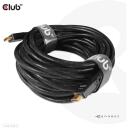Club3D HDMI кабель CAC-2313 10м, 4K60Hz, 18 Gbit/s, 2.0, 3D, прямой разъем, золотые контакты