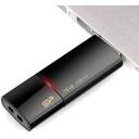 Silicon Power zibatmiņas disks Blaze B05 SP016GBUF3B05V1K, 16 GB, USB 3.1 Gen 1, melns, LED indikators, ievelkams dizains