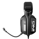 ONIKUMA X12 vadu spēļu austiņas 40 mm skaļruņi stereoskats 20&ndash;20 000 Hz RGB apgaismojums elastīgs omnidirekcionāls mikrofons USB + 3,5 mm kabelis saderīgas ar PC, klēpjdatoriem un konsolēm melns