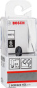 Padziļinājumu frēze 6 mm R1 4,7 mm, D 9,5 mm, Rokas frēzēm, malu frēzēm IELIEKTO GROPJU FRĒZE STANDARD FOR WOOD, 2608628451, BOSCH