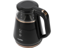 Elektriskā tējkanna ar temperatūras kontroli, LUND, 68216, 1L, melna, LED apgaismojums, 900-1100W, divkāršās sienas.