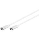 Goobay USB-C 3.1 paaudzes 1 kabelis 67194, 1 m, USB-C vīrietis, USB-C vīrietis, 5 Gbit/s, CU, reversīvs C savienotājs