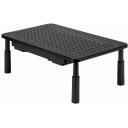 Gembird Regulējams statīvs MS-TABLE-D-01, 20kg, 100-140mm augstuma regulē&scaron;ana, 1 atvilktne, melns