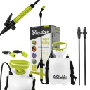 AQUA SPRAY spiediena smidzinātājs 3l, BRADAS, AS0300, ergonomisks rokturis, regulējams siksna, 2 uzgaļi, saliekama lance