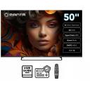 Manta televizors 55LUV125E, 55 collas, 3840 x 2160, 3 HDMI, 2 USB, 60 Hz, 10 W, HDR 10, Dolby Digital Plus, viesnīcas režīms