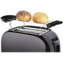Tristar Toaster BR-1025, 2, plastmass, must, 800 W, 0.7 m, 6 pruunimisastet, automaatne v&auml;ljal&uuml;litus, t&uuml;histamisnupp