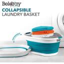 Beldray Kokkuvolditav pesukorv LA034816TQFEU7, 37l, 62cm, 44cm, 8.3cm, plastmass, 1 sektsioon