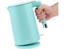 Elektriskā tējkanna 1,5L, LUND, 68208, turkoza, automātiskā izslēgšanās, nerūsējošais tērauds