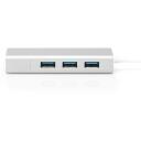 Digitus dokstacija DA-70255, 3xUSB 3.2 Gen 1, Gigabit Ethernet, 1000 Mb/s, USB-C savienojamība
