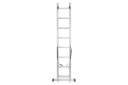 Divsekciju kāpnes, FORCEKRAFT, FK-BL-E210, 2x10 pakāpieni, alumīnijs, max slodze 150 kg