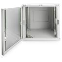 Digitus Sienas Montāžas Skapis DN-19 12U-6/6-EC, 60 cm x 60 cm x 63.8 cm, 12U, IP20, tērauds, pelēks