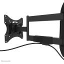 Neomounts TV stiprinājums WL40-550BL12 pilna kustība 32-55" 35 kg, VESA 100x100-200x200 mm, slīpums -2-12&deg;, pagrieziens 0-40&deg;