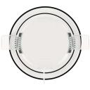 Emos LED prožektorius LORI ZV1164, 4,5 W, 345 lm, IP65, 110&deg;, 2700/4000 K, juodas, įmontuojamas