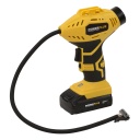Pumpis 18V ar akumulatoru un lādētāju, POWERPLUS, POWX1700, 1.5Ah, 8 bar, 35 l/min, 3 adapteri
