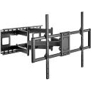 Gembird крепление для телевизора WM-120ST-01, поддерживает 60-120 дюймов, VESA 900 x 600 мм, 120 кг, 120&deg; поворот, 20&deg; наклон
