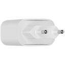 Rivacase мобильное зарядное устройство PS4101 W00, 110-240V, 1м, 1xUSB Type-C, быстрая зарядка, универсальное