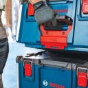 Bosch L-BOXX t&ouml;&ouml;riistakast 3-osaline komplekt, 1600A037DY, 19.7kg, 200kg, IP65, 3 kasti, k&auml;rud, alumiiniumir&ouml;&ouml;pad