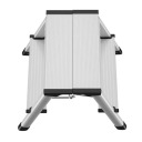 Sulankstomas laiptelių suoliukas D60 StandardLine HAILO 034442701 aliuminis 2x2 pakopos