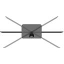 Neomounts TV statīvs DS45-430BL12 58.4-109.2 cm, maksimālā slodze 40 kg, VESA 100x100-200x200 mm, augstuma regulē&scaron;ana 0-100 mm