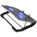 Natec Klēpjdatora dzesē&scaron;anas paliktnis Oriole NPL-1926, 43.9 cm, 3 ventilatori, USB 5V, zila apgaismojums