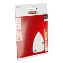 Trikampis švitrinis popierius 140x140x80mm, KREATOR, KRT220053, Smėlio dydis (P): 40, 5 vnt.