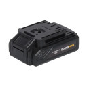 Suktuvas 20V - įsk. 3 baterijos 20V 1,3Ah ir pakrovėjas - 13 acc. POWX00501 POWERPLUS