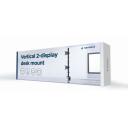 Gembird LCD monitori kinnitusk&auml;si MA-D2-02, 2 monitorit, 17-32 tolli, 9 kg, VESA 75 x 75/100 x 100, must