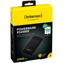 Intenso Power Bank XS20000 20000 mAh, Li-Pol&uuml;meer, 3.1 A, 1x USB-A, 1x USB-C, must