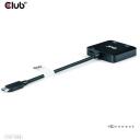 Club3D I/O moodul CSV-1558 USB-C 2x HDMI 4K60Hz, 1x USB-C, 100W PD, 2 HDMI porti