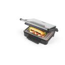 Salter Grils un panini cepējs EK2009FVDE, 750W, melna/nēr. tērauda, peldo&scaron;a eņģe, automāt. temperatūras kontrole