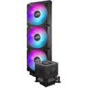 Asus Datora korpuss ROG Ryujin III 360 ARGB Extreme 90RC0131-M0EAY0, 3x12cm ventilatori, 89,73 cfm, 2800 RPM, 3,5 collu LCD