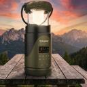 Hawk Pārnēsājams kloķa radio HWRDI430GN, FM/AM, Bluetooth, ārējā akumulatora funkcija, lukturis, SOS, 10W