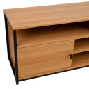 TV galds STUDY 150x40xH54cm, ozols/melns 40849