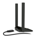 AC1300 dvigubos antenos didelės galios belaidis USB adapteris, TP-Link, Archer T4U Plus, 400+867 Mbit/s, USB 3.0