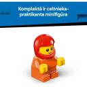 Lego Konstruktors 60483, 61 gab., gumijas riepas, iekrāvēja kauss, ekskavatora āķis, juniora minifigūra
