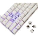 White Shark Mehāniskā tastatūra SHINOBI-2-W-US-BROWN.SW, 61 taustiņi, 1.8m USB, pilns RGB apgaismojums, brūns slēdzis
