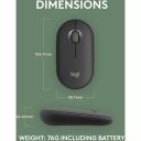 Logitech USB optiline hiir M350S 910-007015, 4000 DPI, 3 nuppu, RF traadita + Bluetooth, AA aku