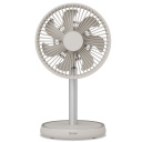 Išmanus Wi-Fi teleskopinis 34–75 cm ventiliatorius 10 W Rize Flex Ø 21 cm 4 greičiai Greige DXCF92 Duux