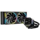 Deepcool vedelik jahuti protsessorile LM240 R-LM240-BKDMMC-1, 66.23 cfm, 2 ventilaatorit, 400-2400 rpm, 36.07 dBA