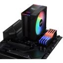 Adata CPU au&scaron;intuvas MAESTROPLUS42SA-BKCWW, 220W TDP, 12cm ventiliatorius, 4 &scaron;ilumos vamzdžiai, 1800RPM, 21.19dB