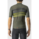 Velo krekls ENDURANCE PRO Jersey, izmērs: L, Military Green/Blue Sulphur, 8050949608173 CASTELLI
