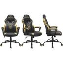 Subsonic M&auml;ngupink SA5573-H5, 64cm, 110-120cm, must, kuldne, 100kg, reguleeritav k&otilde;rgus, k&auml;etoed, peatoed