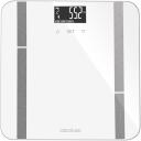 Cecotec Viedie vannas istabas svari 9400 Full Healthy 4088, 180 kg, 100 g, LCD, Rūdīts stikls, Balti, Četri sensori, BIA analīze