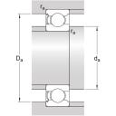 Skf Gultnis 6000-Z, 10 mm, 26 mm, 8 mm, 1, metāla blīvējums, tērauds, misiņ&scaron;, cilindrisks