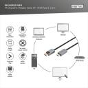 Digitus DisplayPort HDMI adapterkaabel DB-340202-018-S, 1,8m, 4K 30Hz, DP mees, HDMI t&uuml;&uuml;p A mees, HDCP tugi